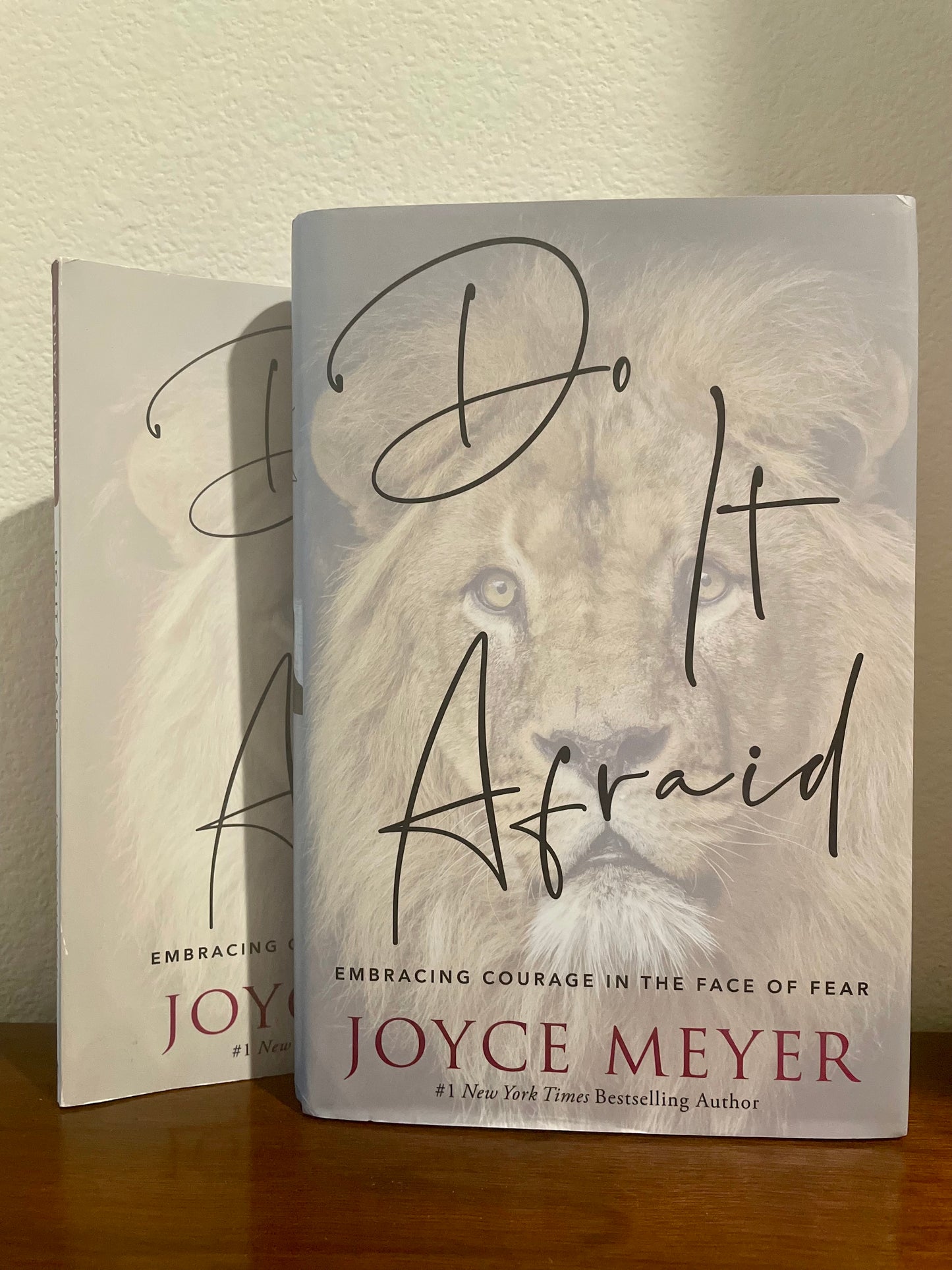 "Do It Afraid" by Joyce Meyer (Preowned Hardcover + Study Guide Set)