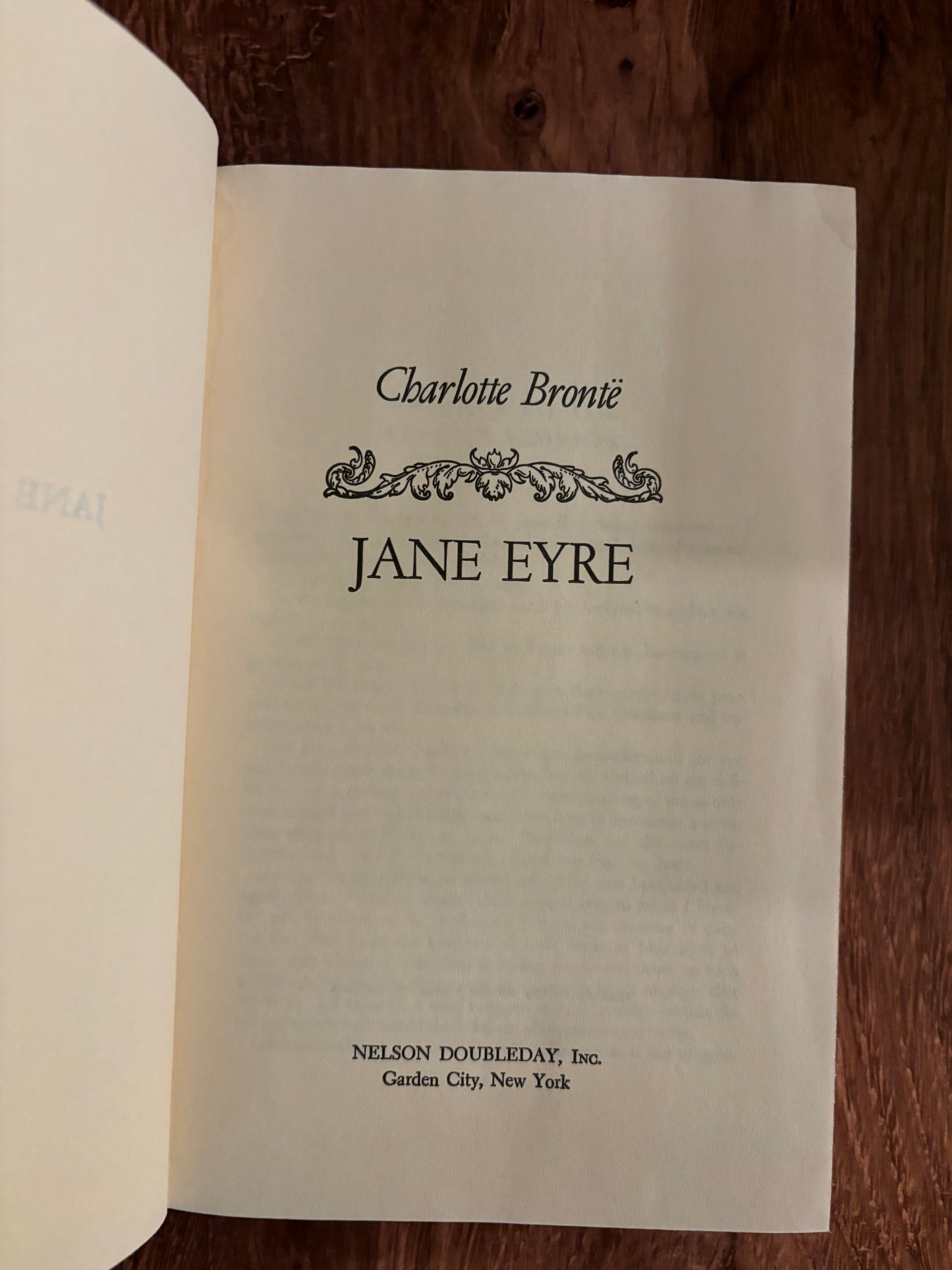 "Jane Eyre" by Charlotte Brontë (Preowned Hardcover)