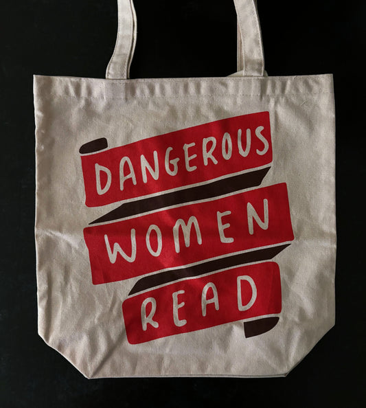 "Dangerous Women Read" tote bag | Gibbs Smith