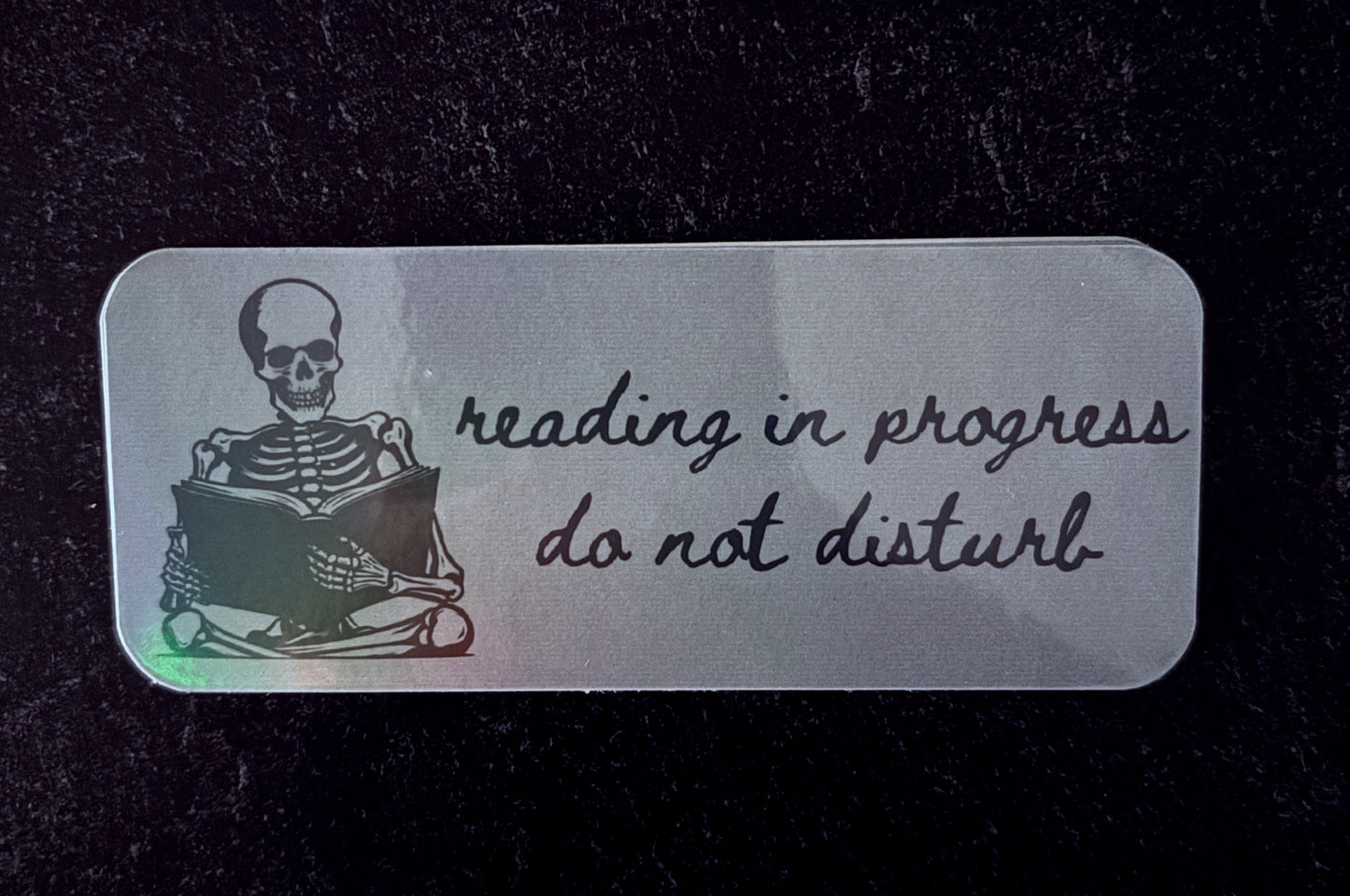 Reading In Progress Sticker