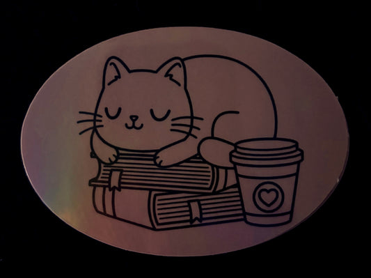 Sleepy Kitty Sticker