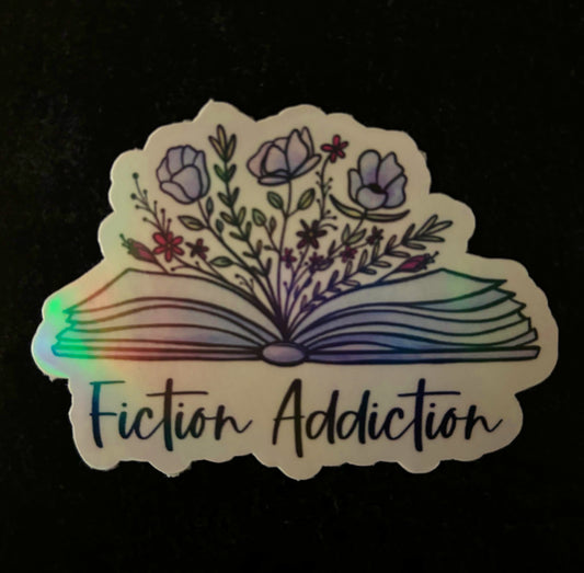 Fiction Addiction Sticker