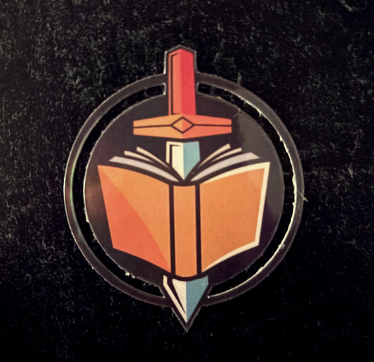 Sword & Book Sticker