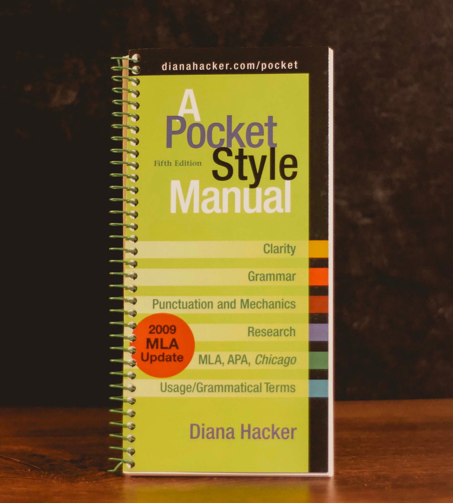 "A Pocket Style Manual" by Diana Hacker (Preowned Spiral-bound, 5th Edition)