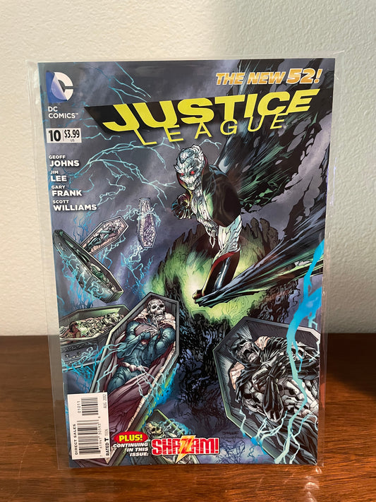 Justice Leage #10 (The New 52) by Geoff John, Jim Lee, Gary Frank & Scott Williams (Preowned)