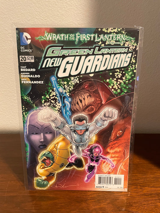 Green Lantern: New Guardians #20 (The New 52) by Tony Bedard, Andres Guinaldo & Raul Fernandez (Preowned)