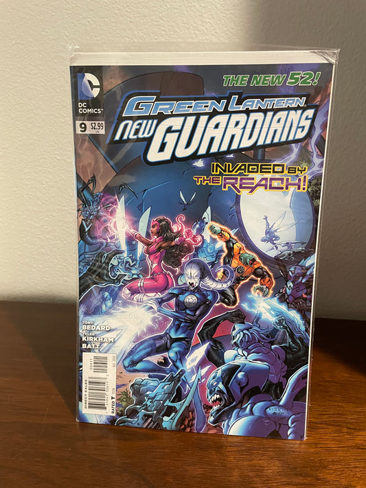 Green Lantern: New Guardians #9 (The New 52) by Tony Bedard & Tyler Kirkham Batt (Preowned)