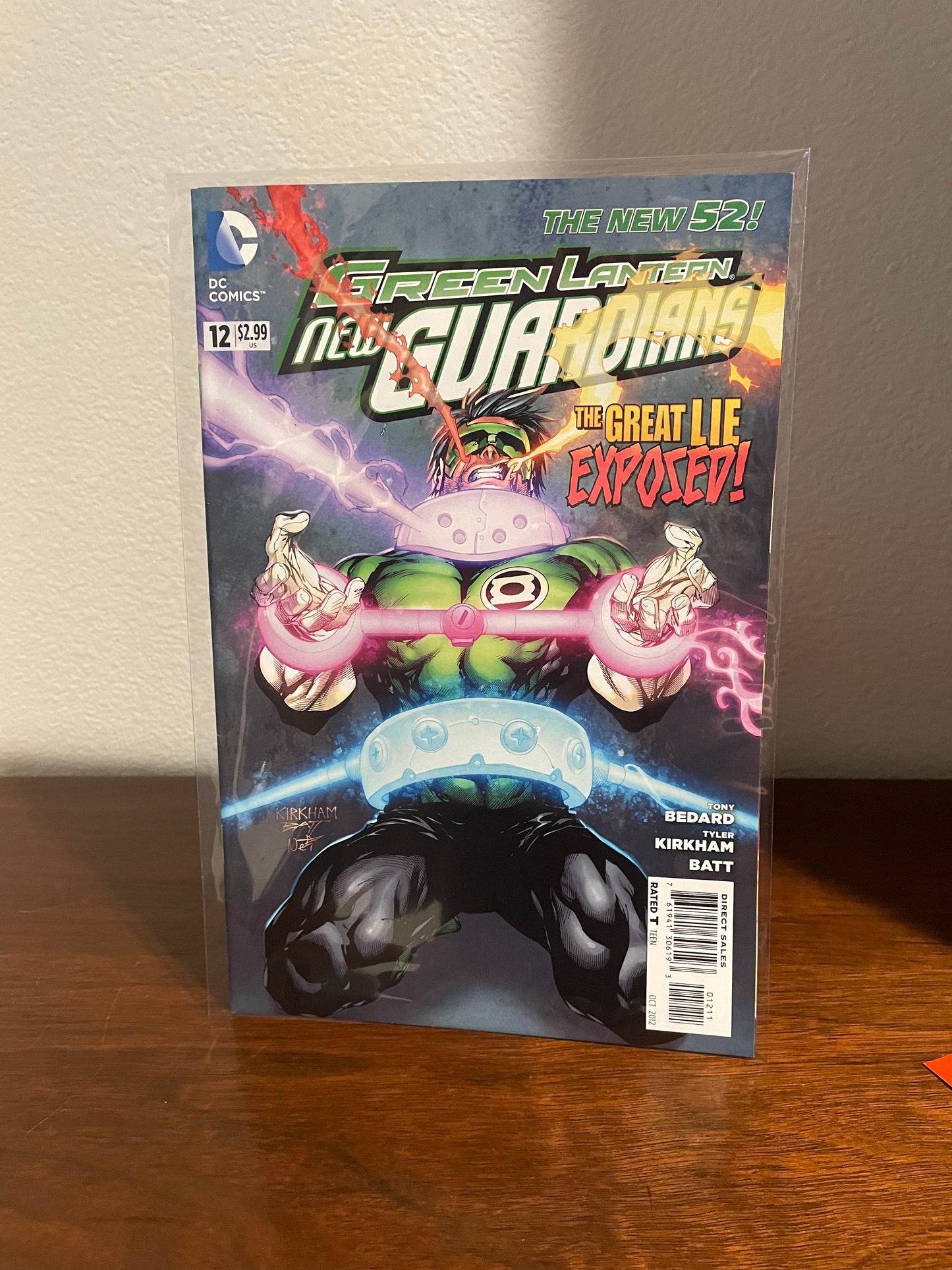 Green Lantern: New Guardians #12 (The New 52) by Tony Bedard & Tyler Kirkham Batt (Preowned)