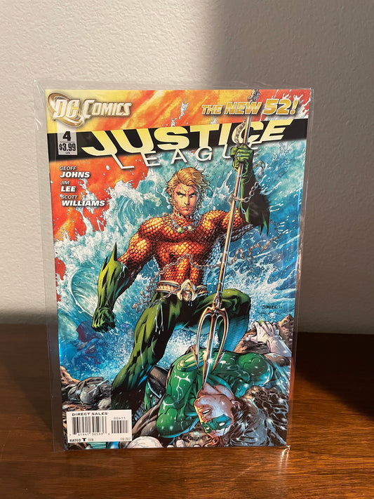 Justice League #4 (The New 52) by Geoff Johns, Jim Lee & Scott Williams (Preowned)