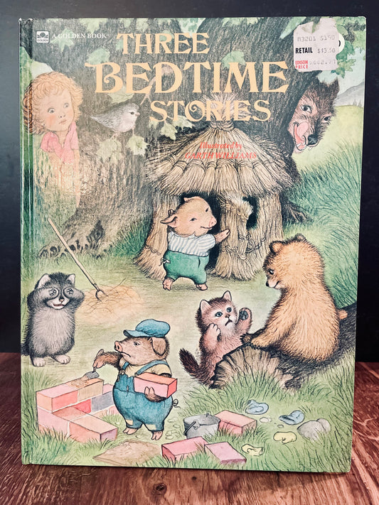 "Three Bedtime Stories" Illustrated by Garth Williams (Preowned Hardcover)