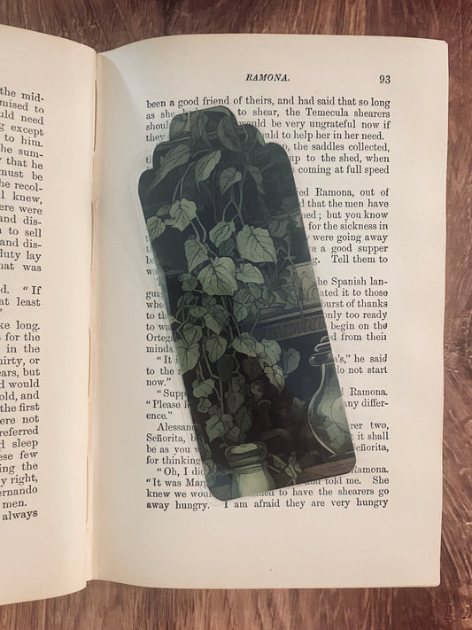 Cozy common room double-sided bookmark