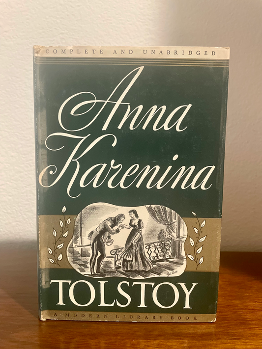 "Anna Karenina" by Leo Tolstoy (Antique Hardcover)