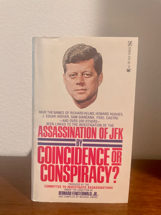 "Assassination of JFK by Coincidence or Conspiracy?" under direction of Bernard Fensterwald, Jr. (Preowned Paperback)