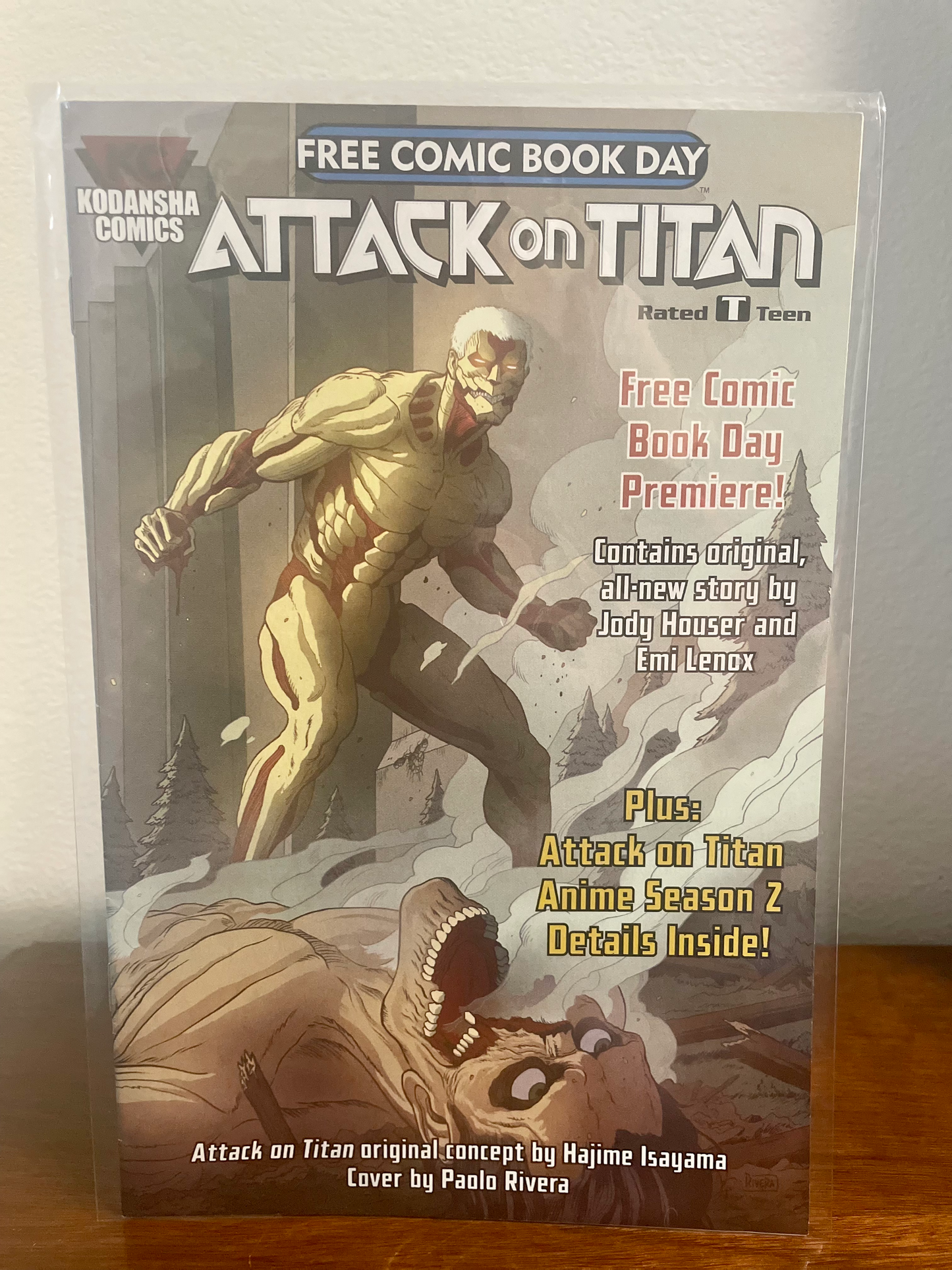 Attack On Titan by Jody Houser & Emi Lenox (Free Comic Book Day Edition 2017, preowned)