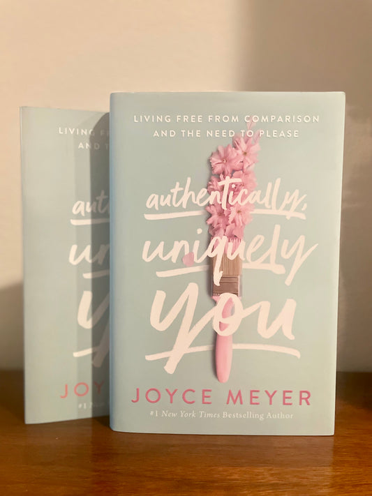 "Authentically, Uniquely You" by Joyce Meyer (Preowned Hardcover + Study Guide)