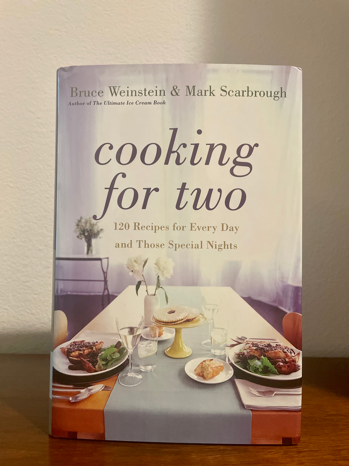 "Cooking For Two" by Bruce Weinstein & Mark Scarbrough (Preowned Hardcover)