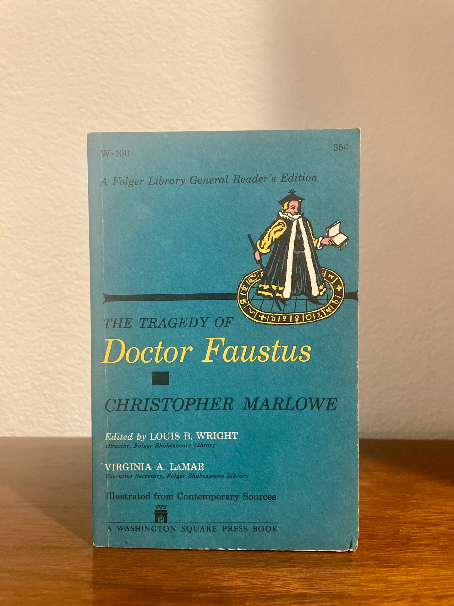 "The Tragedy of Doctor Faustus" by Christopher Marlowe (Antique Paperback)