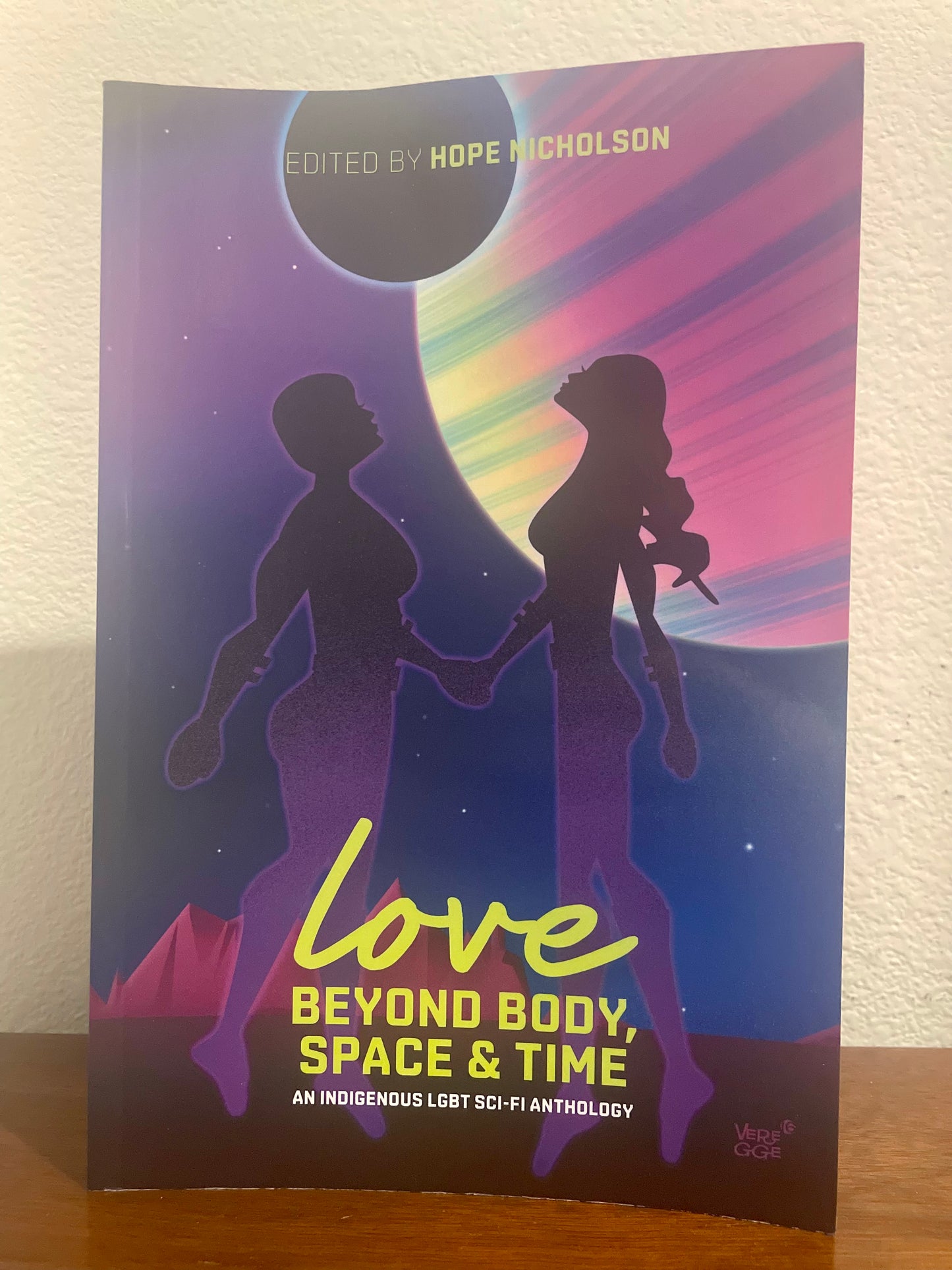 "Love Beyond Body, Space & Time: An Indigenous LGBT Sci-Fi Anthology" Edited by Hope Nicholson (Preowned Paperback)