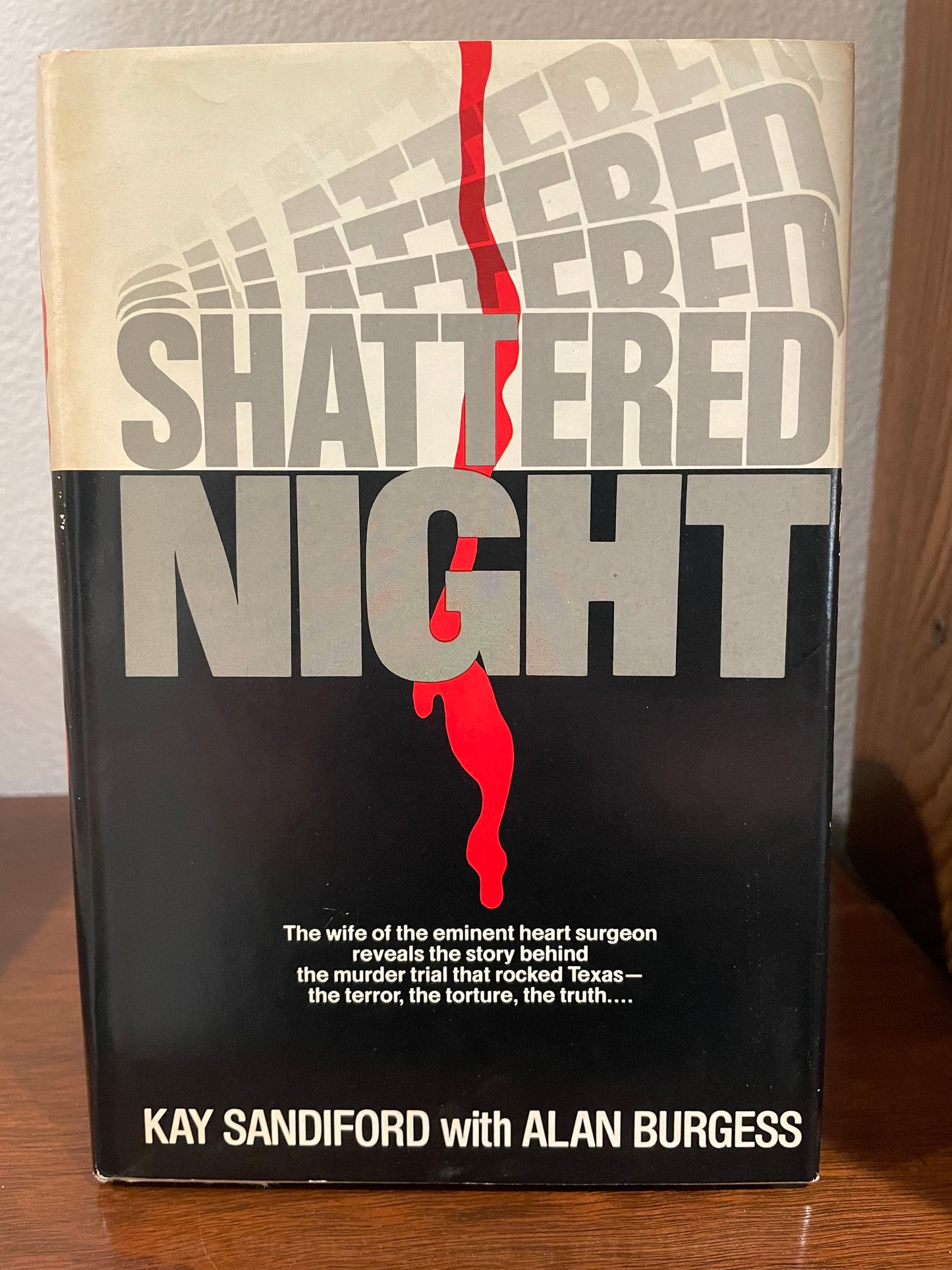 "Shattered Night" by Kay Sandiford with Alan Burgess (Vintage hardcover)