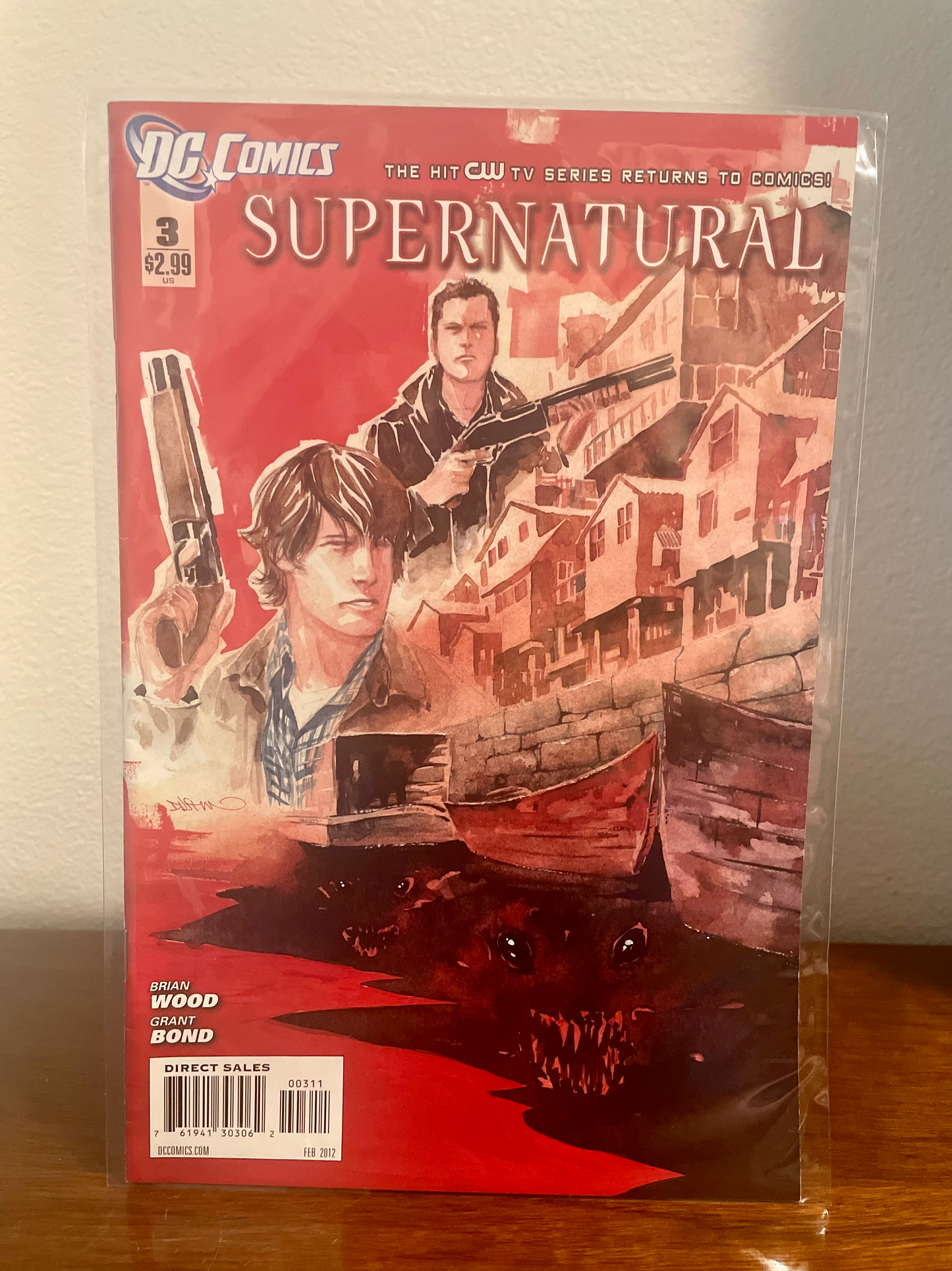 Supernatural #003 DC Comics/CW TV by Brian Wood & Grant Bond (Preowned Comic)