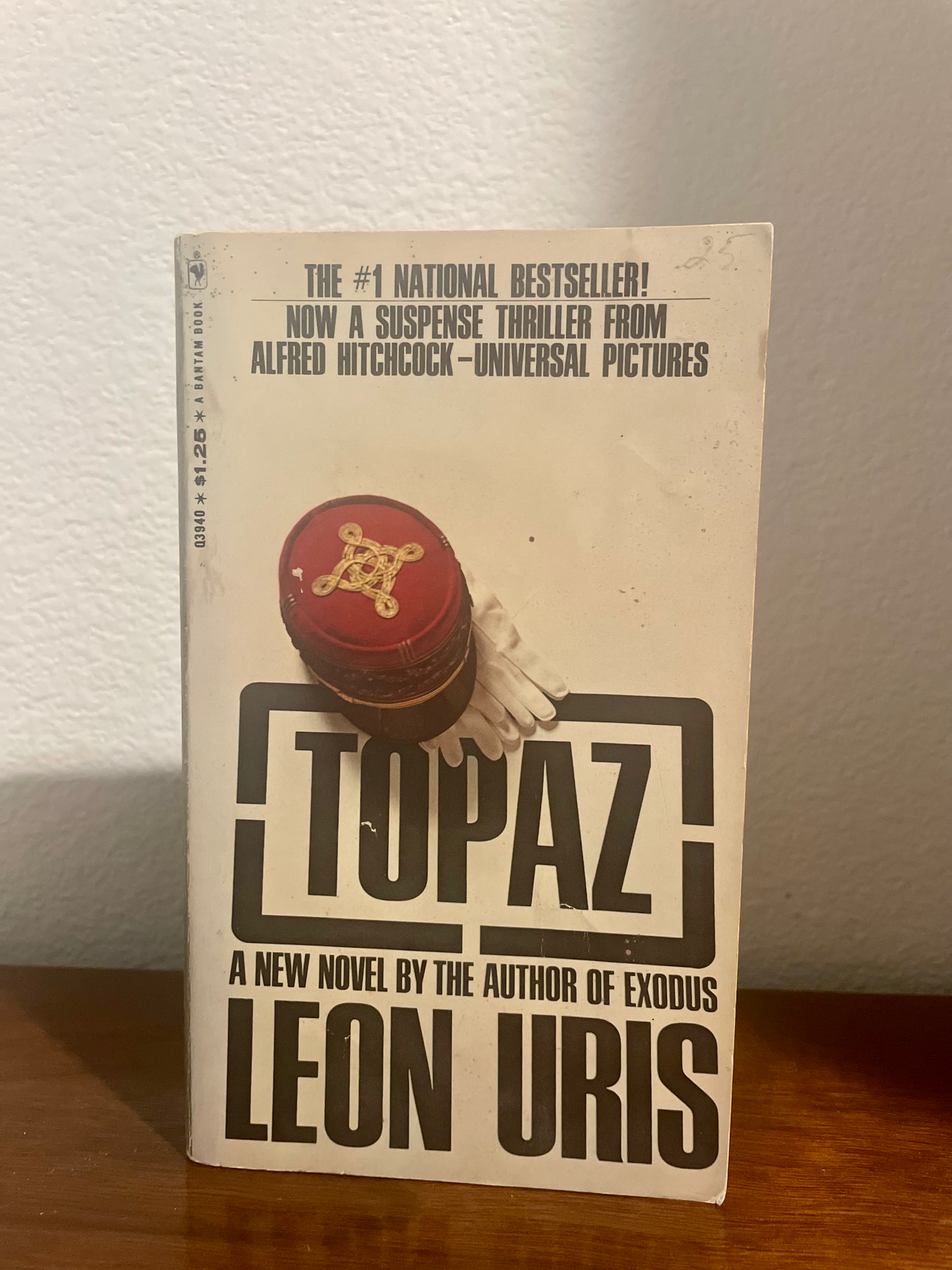 "Topaz" by Leon Uris (Vintage Paperback)