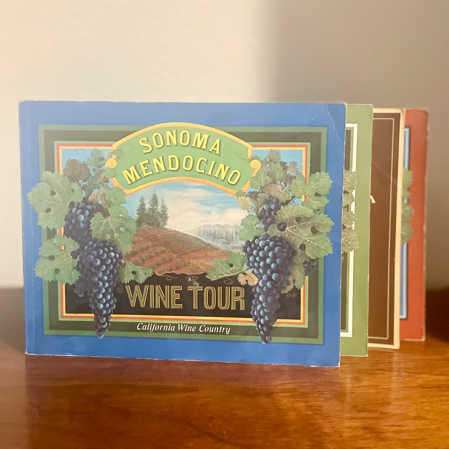 California Wine Country Tour (Set of 4 Vintage Guidebooks: Sonoma/Mendocino, Napa Valley - 2 volumes, Central Coast)